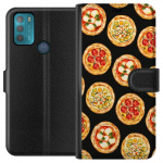 Plånboksfodral till Motorola Moto G50 med Pizza motiv Plånboksfodral till Motorola Moto G50 med Pizza motiv