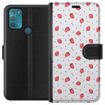 Plånboksfodral till Motorola Moto G50 med Jordgubbar motiv