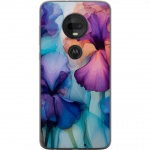 Mobilskal till Motorola Moto G7 med Magiska blommor motiv