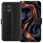 Plånboksfodral till Motorola Moto G72 med Eldigt silke motiv Plånboksfodral till Motorola Moto G72 med Eldigt silke motiv