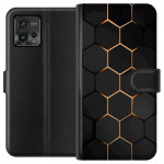 Plånboksfodral till Motorola Moto G72 med Lyxigt Mönster motiv