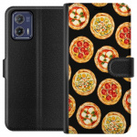 Plånboksfodral till Motorola Moto G73 med Pizza motiv