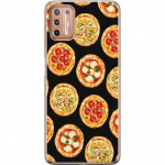 Mobilskal till Motorola Moto G9 Plus med Pizza motiv