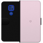 Plånboksfodral till Motorola Moto G9 Play med Hjärta motiv