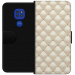 Plånboksfodral till Motorola Moto G9 Play med Guldglans motiv