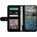 Plånboksfodral till Nokia 2.4 med Guldglans motiv