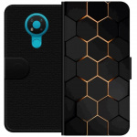 Plånboksfodral till Nokia 3.4 med Lyxigt Mönster motiv Plånboksfodral till Nokia 3.4 med Lyxigt Mönster motiv