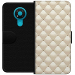 Plånboksfodral till Nokia 3.4 med Guldglans motiv