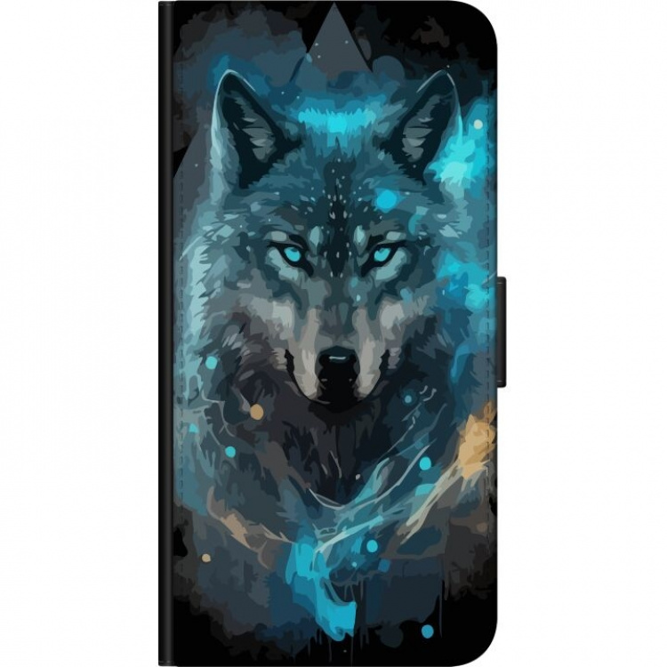 Plånboksfodral till Nokia 5.4 med Varg motiv Plånboksfodral till Nokia 5.4 med Varg motiv