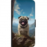 Plånboksfodral till Nokia 5.4 med Glad Hund motiv Plånboksfodral till Nokia 5.4 med Glad Hund motiv