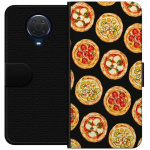 Plånboksfodral till Nokia G20 med Pizza motiv Plånboksfodral till Nokia G20 med Pizza motiv
