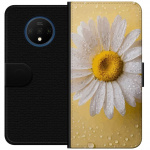 Plånboksfodral till OnePlus 7T med Porslinsblomma motiv
