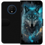 Plånboksfodral till OnePlus 7T med Varg motiv