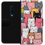 Plånboksfodral till OnePlus 7T Pro med Kattmönster motiv Plånboksfodral till OnePlus 7T Pro med Kattmönster motiv