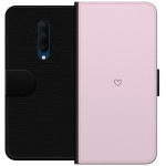 Plånboksfodral till OnePlus 7T Pro med Hjärta motiv