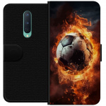 Plånboksfodral till OnePlus 8 med Fotboll motiv