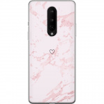 Mobilskal till OnePlus 8 med Rosa Hjärta motiv Mobilskal till OnePlus 8 med Rosa Hjärta motiv