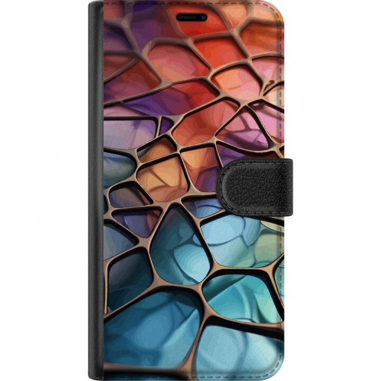 Plånboksfodral till OnePlus Nord CE 3 Lite med Metalliskt mönster motiv