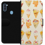 Plånboksfodral till Samsung Galaxy A11 med Glassigt motiv Plånboksfodral till Samsung Galaxy A11 med Glassigt motiv