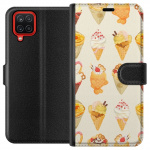 Plånboksfodral till Samsung Galaxy A12 med Glassigt motiv Plånboksfodral till Samsung Galaxy A12 med Glassigt motiv