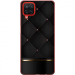 Mobilskal till Samsung Galaxy A12 med Lyxig linje motiv