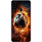 Mobilskal till Samsung Galaxy A20s med Fotboll motiv