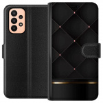 Plånboksfodral till Samsung Galaxy A23 med Lyxig linje motiv