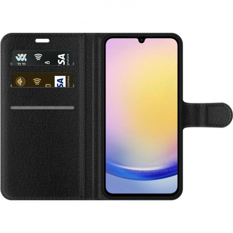 Plånboksfodral till Samsung Galaxy A25 med Prästkragar motiv