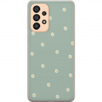 Mobilskal till Samsung Galaxy A33 5G med Prästkragar motiv Mobilskal till Samsung Galaxy A33 5G med Prästkragar motiv