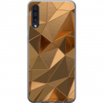 Mobilskal till Samsung Galaxy A50 med 3D Guld motiv