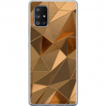 Mobilskal till Samsung Galaxy A71 5G med 3D Guld motiv Mobilskal till Samsung Galaxy A71 5G med 3D Guld motiv