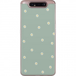 Mobilskal till Samsung Galaxy A80 med Prästkragar motiv Mobilskal till Samsung Galaxy A80 med Prästkragar motiv