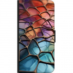 Plånboksfodral till Samsung Galaxy J4+ med Metalliskt mönster motiv