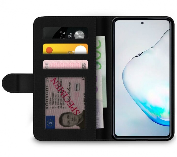 Plånboksfodral till Samsung Galaxy Note10 Lite med Eldigt silke motiv