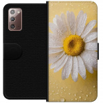 Plånboksfodral till Samsung Galaxy Note20 med Porslinsblomma motiv
