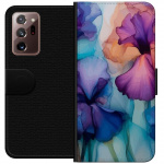Plånboksfodral till Samsung Galaxy Note20 Ultra med Magiska blommor motiv