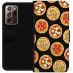 Plånboksfodral till Samsung Galaxy Note20 Ultra med Pizza motiv