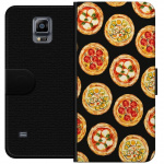 Plånboksfodral till Samsung Galaxy Note 4 med Pizza motiv