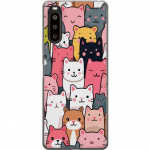 Mobilskal till Sony Xperia 10 II med Kattmönster motiv