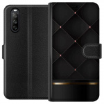 Plånboksfodral till Sony Xperia 10 III med Lyxig linje motiv