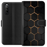Plånboksfodral till Sony Xperia 10 III med Lyxigt Mönster motiv Plånboksfodral till Sony Xperia 10 III med Lyxigt Mönster motiv