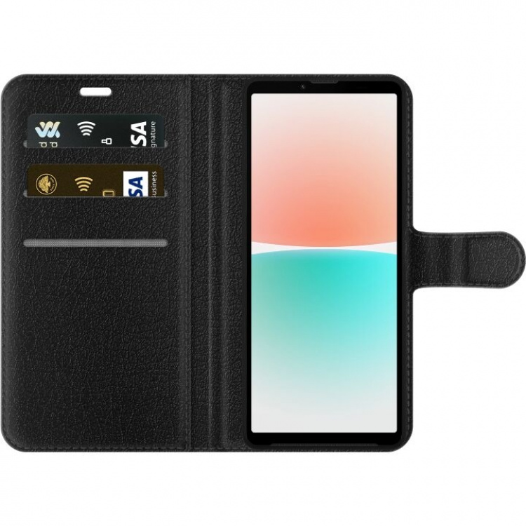 Plånboksfodral till Sony Xperia 10 IV med 3D Guld motiv Plånboksfodral till Sony Xperia 10 IV med 3D Guld motiv