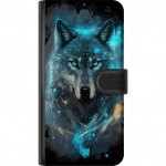 Plånboksfodral till Sony Xperia 10 V med Varg motiv Plånboksfodral till Sony Xperia 10 V med Varg motiv
