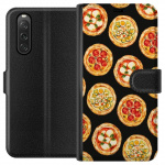Plånboksfodral till Sony Xperia 10 V med Pizza motiv Plånboksfodral till Sony Xperia 10 V med Pizza motiv