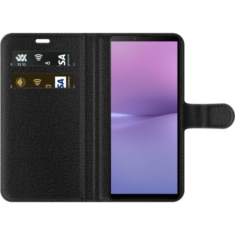 Plånboksfodral till Sony Xperia 10 V med Rosa Hjärta motiv Plånboksfodral till Sony Xperia 10 V med Rosa Hjärta motiv