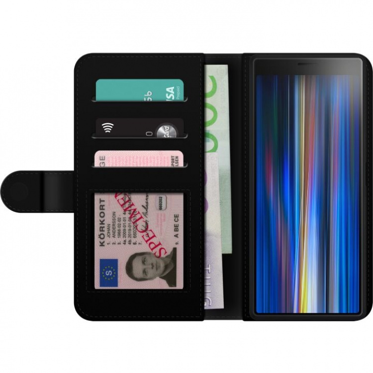 Plånboksfodral till Sony Xperia 10 Plus med Lyxigt motiv Plånboksfodral till Sony Xperia 10 Plus med Lyxigt motiv