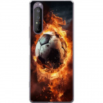 Mobilskal till Sony Xperia 1 II med Fotboll motiv Mobilskal till Sony Xperia 1 II med Fotboll motiv
