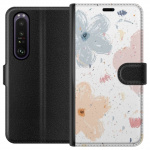 Plånboksfodral till Sony Xperia 1 III med Blommor motiv