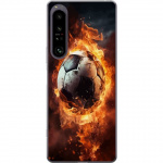 Mobilskal till Sony Xperia 1 IV med Fotboll motiv Mobilskal till Sony Xperia 1 IV med Fotboll motiv