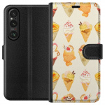 Plånboksfodral till Sony Xperia 1 V med Glassigt motiv Plånboksfodral till Sony Xperia 1 V med Glassigt motiv